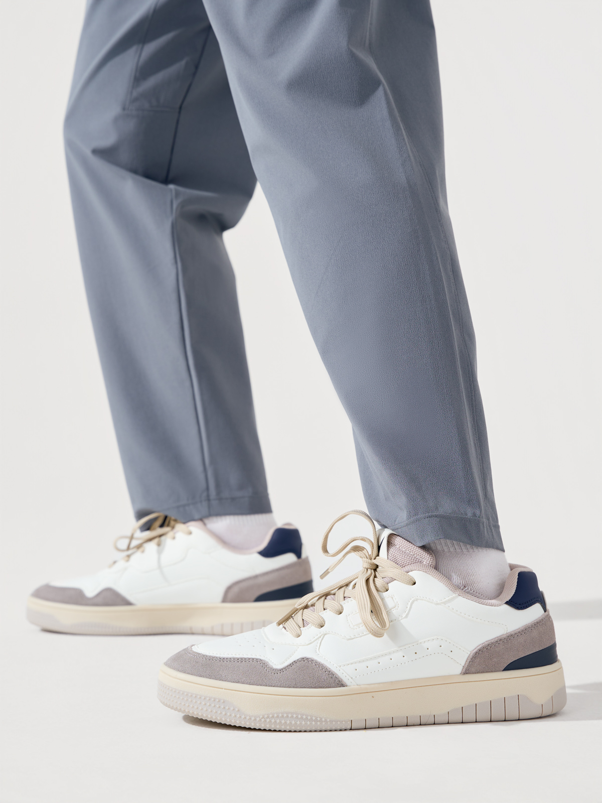 Giày Nam Phối Da Thể Thao Men's Flexleather Sports Shoes