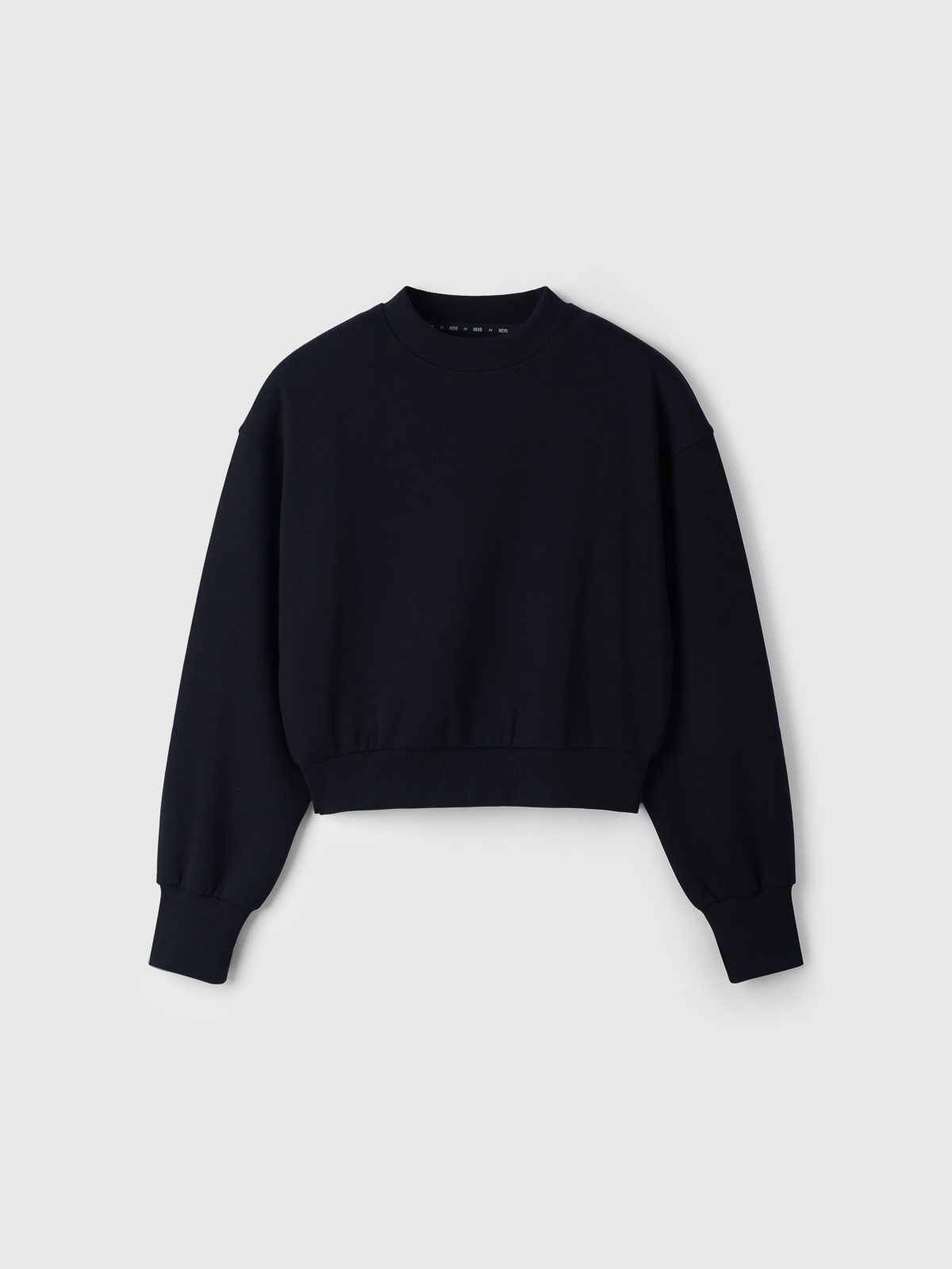 Áo Nỉ Athleisure phom croptop bo gấu