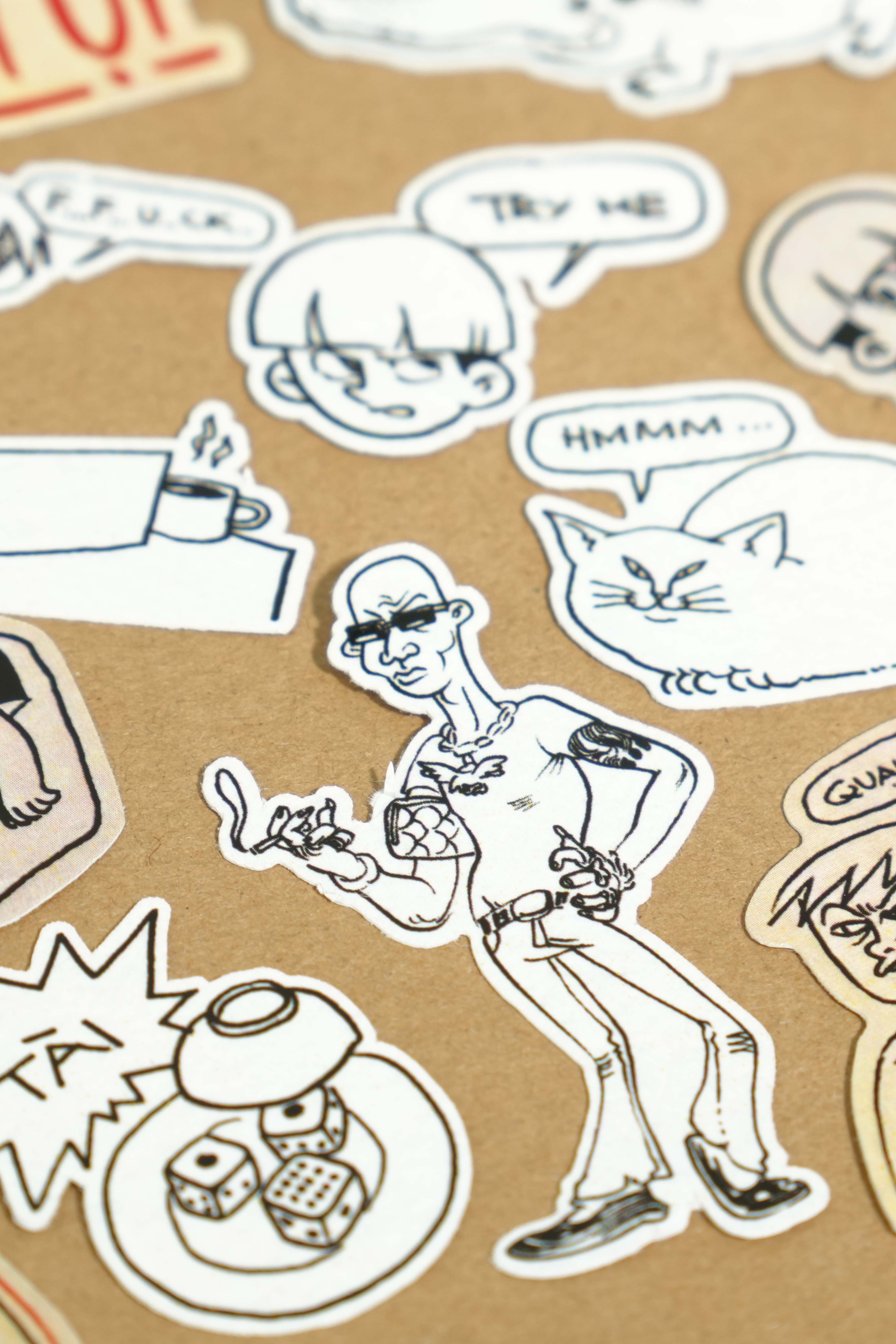 [Freeship] Set Sticker In Hình Meme | Ếch Ộp x GIG Dán Ốp Điện Thoại, Dán Laptop, Mũ, Cốc,...