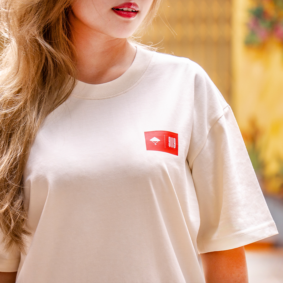 [BST Yêu nước] Áo phông cotton unisex Vui Vẻ Nhận Lời