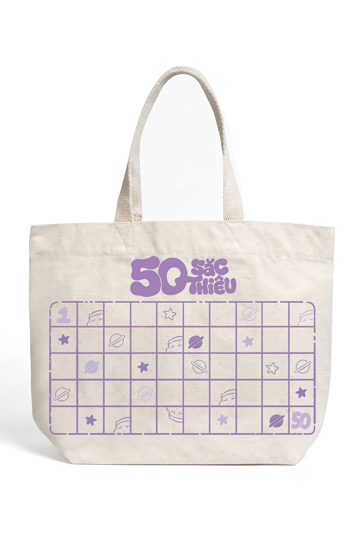 [BST Sắc Thiếu] Túi Tote Canvas In Hình | Vũ Trụ Hoảng Loạn x GIG Store