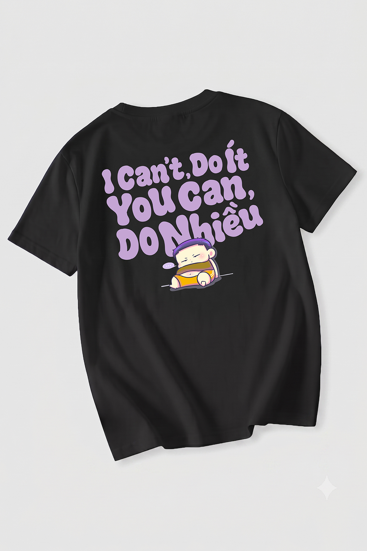 [BST Sắc Thiếu] Áo Thun Cotton Unisex "I Can't Do It, You Can Do Nhiều" | Vũ Trụ Hoảng Loạn x GIG Store