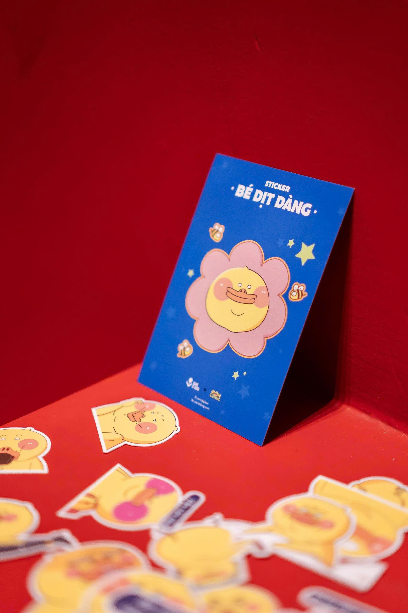 Sticker Chống Nước In Hình Meme Dịt Dàng Comics x GIG Store