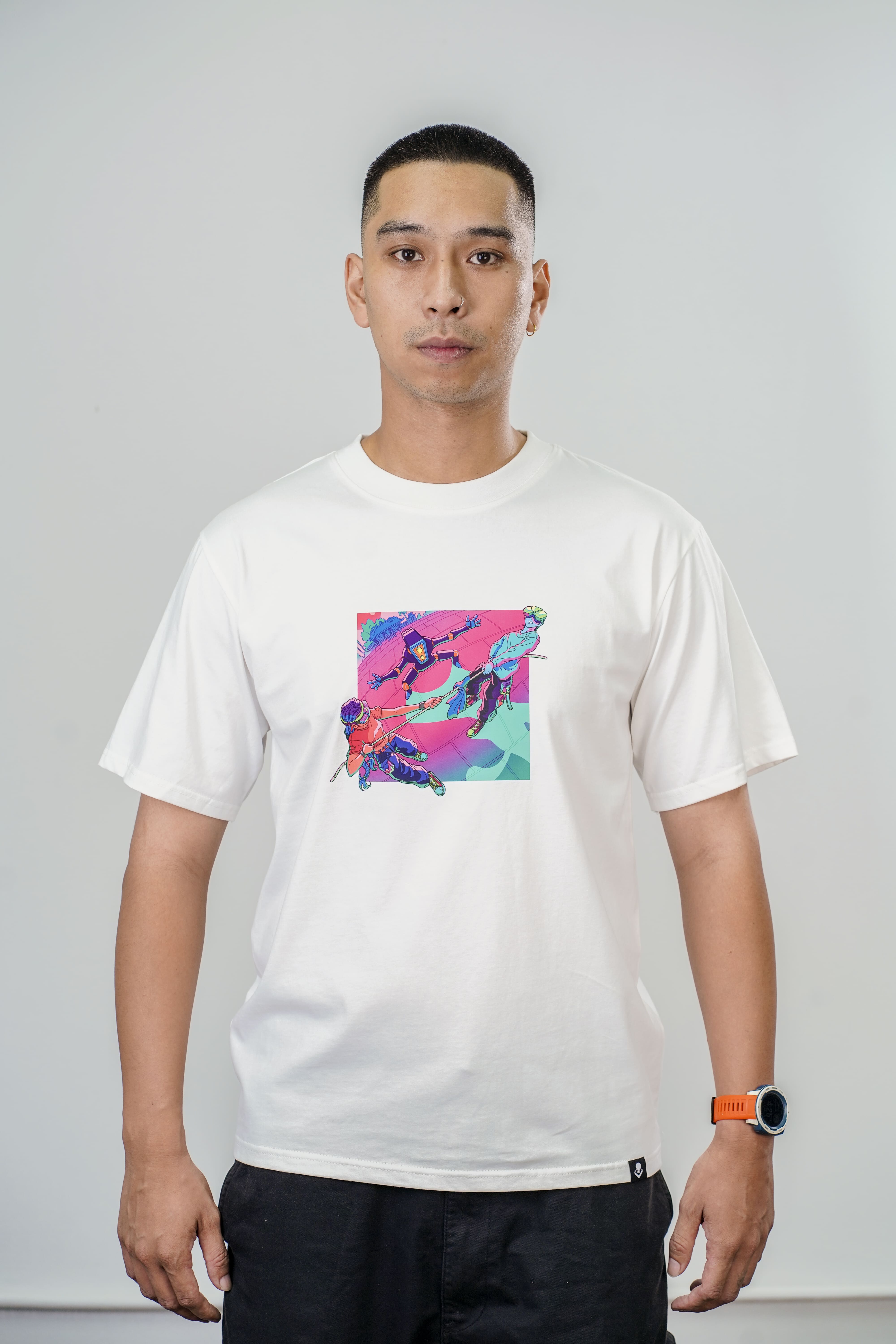 [BST Nối] Áo Phông Cotton In Hình Trò Chơi Dân Gian Kéo Co