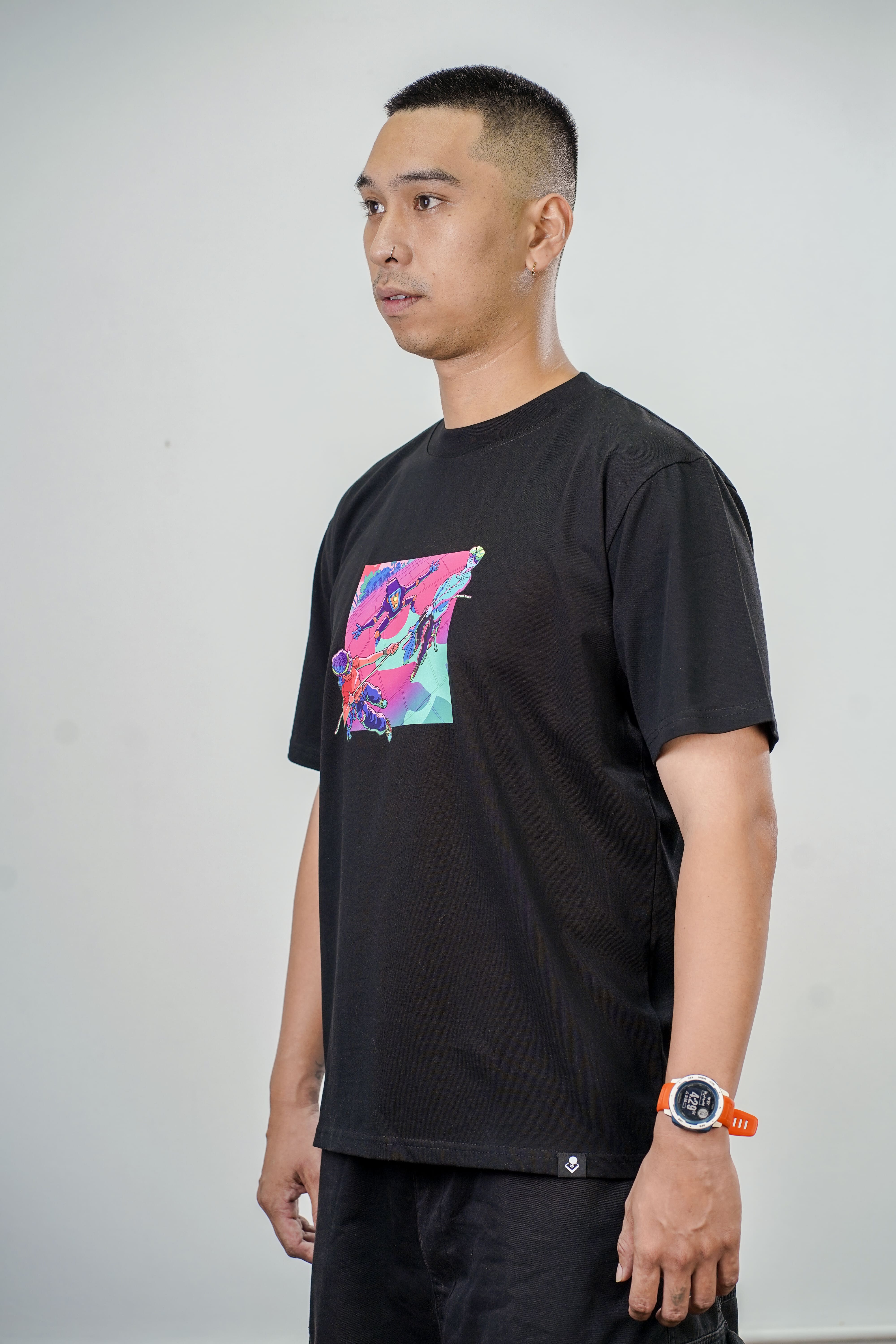 [BST Nối] Áo Phông Cotton In Hình Trò Chơi Dân Gian Kéo Co