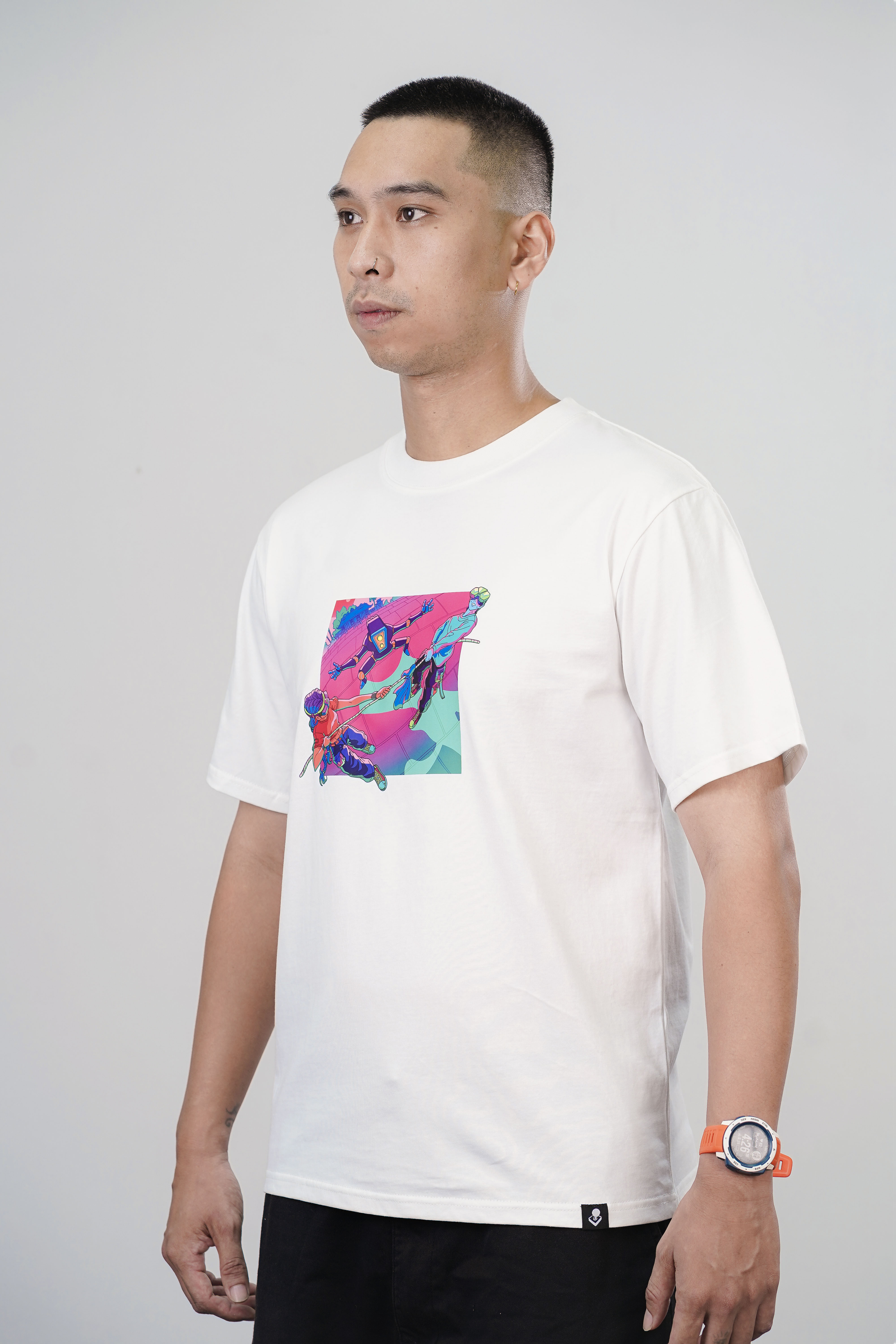 [BST Nối] Áo Phông Cotton In Hình Trò Chơi Dân Gian Kéo Co