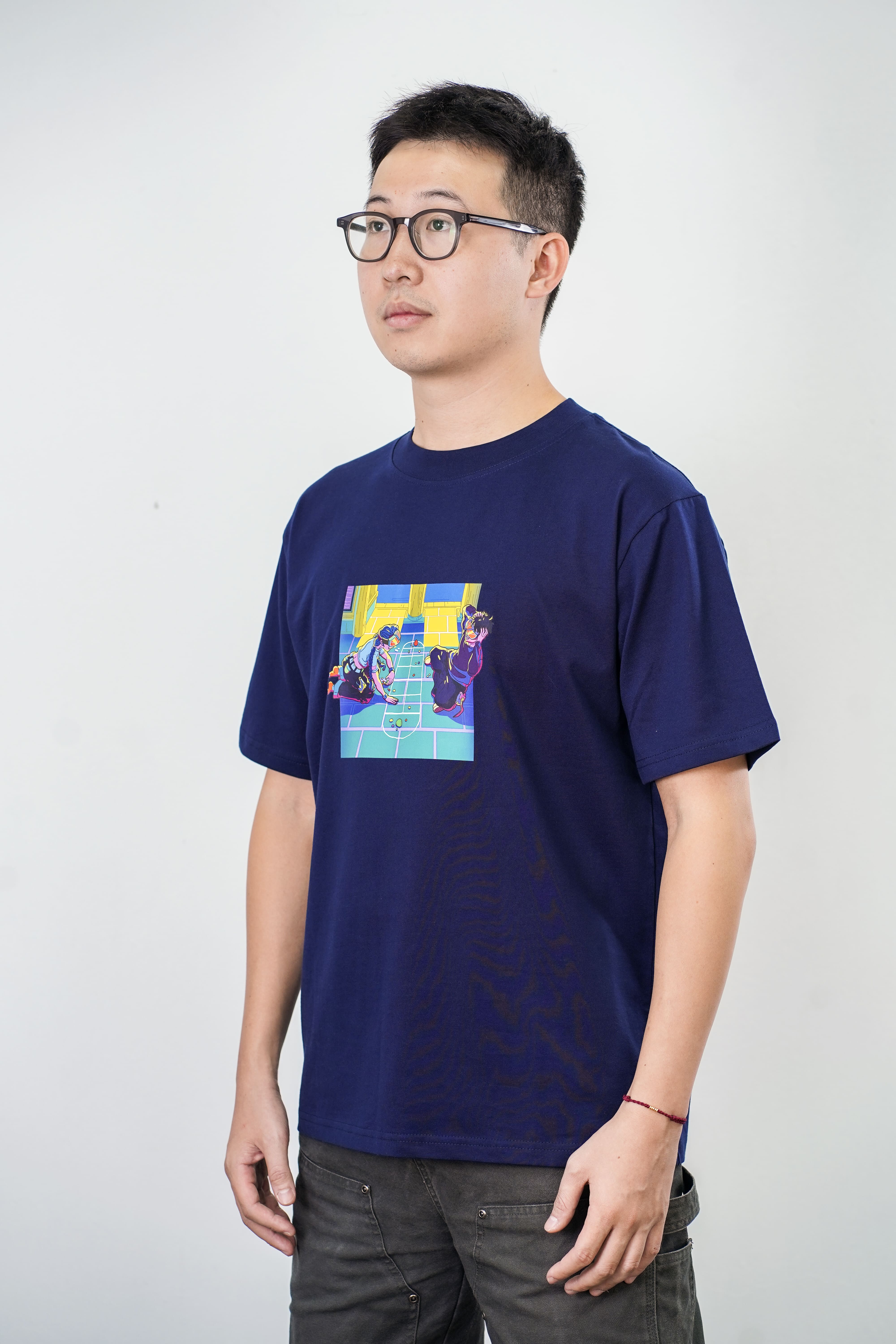 [BST Nối] Áo Phông Cotton In Hình Trò Chơi Dân Gian Ô Ăn Quan
