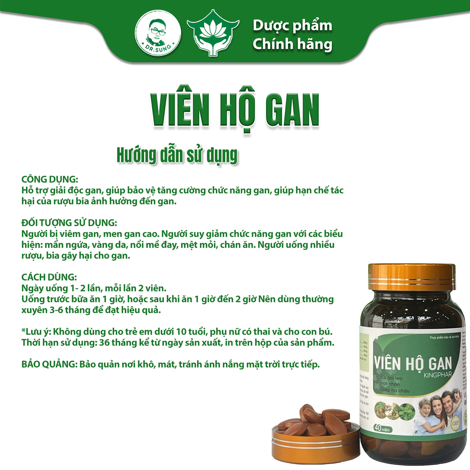 BỔ GAN - Dr. Sung