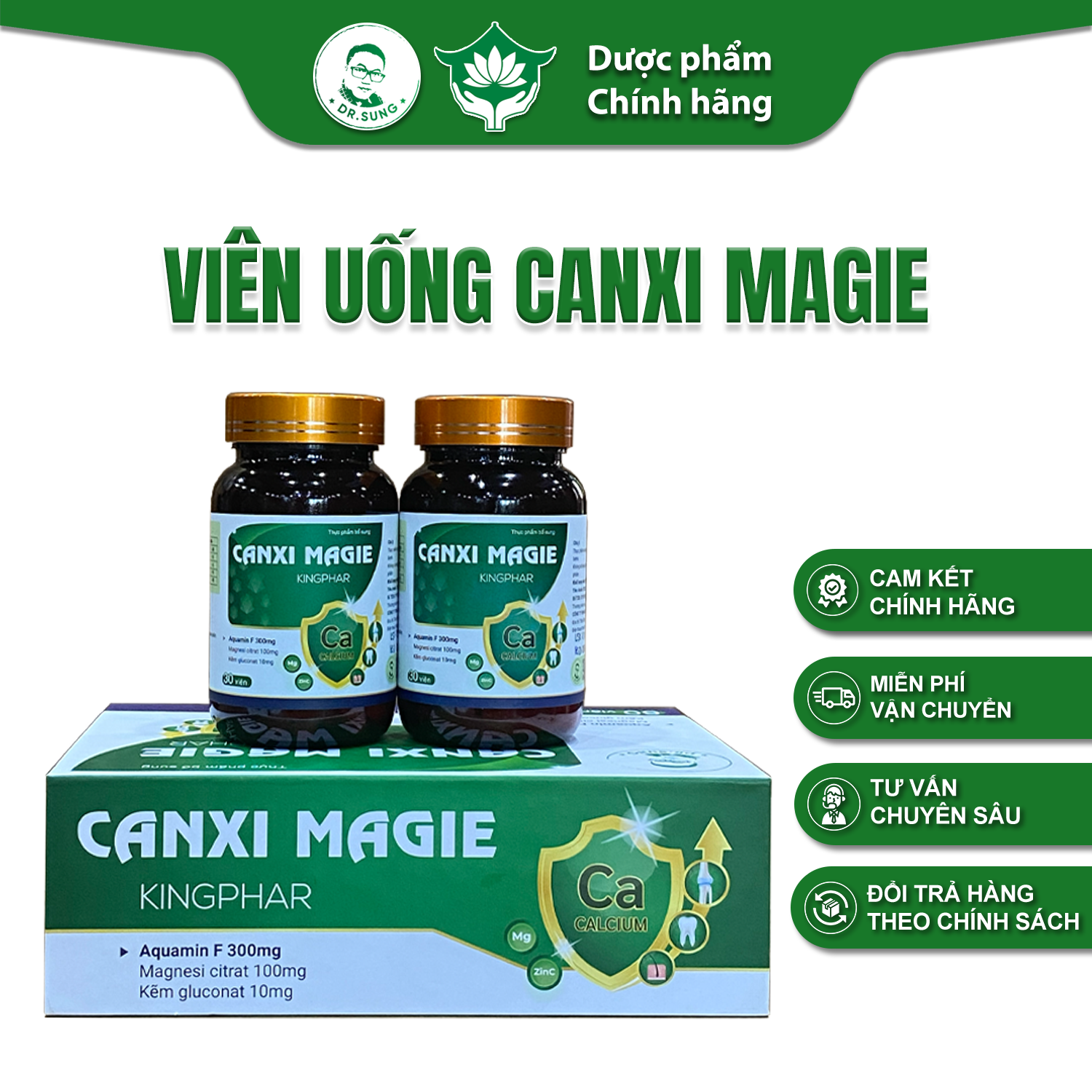 VIÊN UỐNG CANXI MAGIE - Dr. Sung