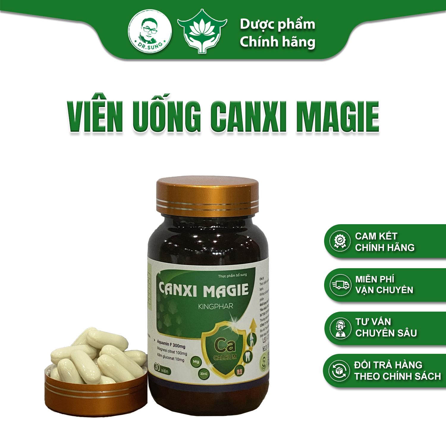 VIÊN UỐNG CANXI MAGIE - Dr. Sung