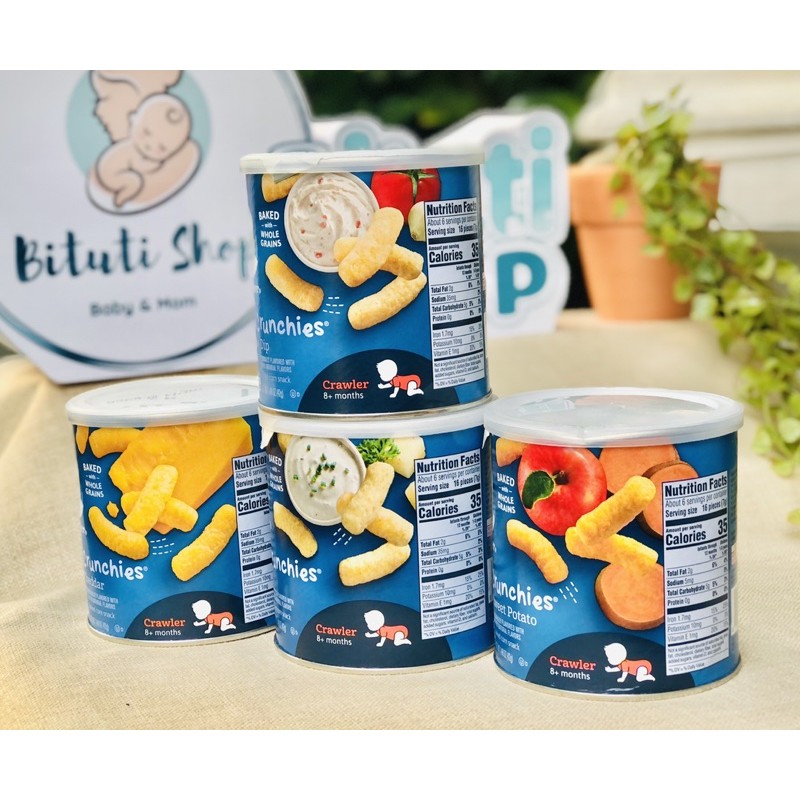 Bánh Gerber lon lùn vị mặn