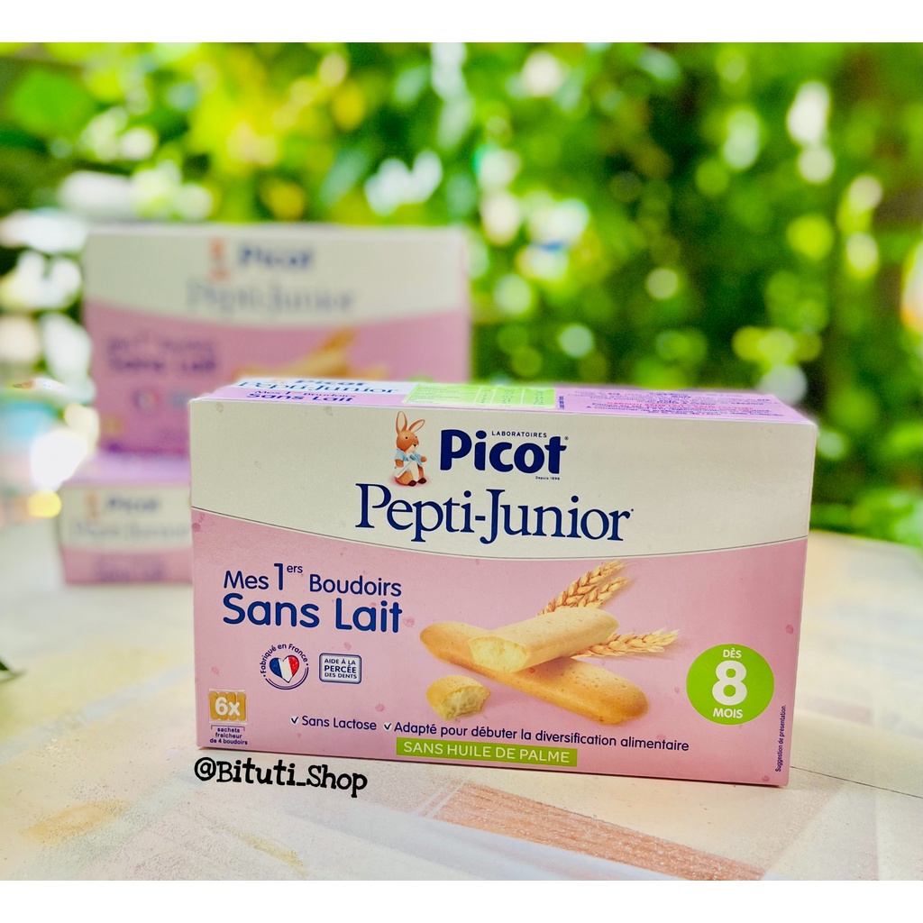 Bánh quy Picot Pepti-Junior không chứa sữa phù hợp cho bé dị ứng đạm bò