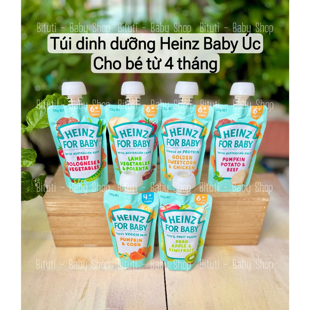 Túi dinh dưỡng Heinz Baby 120g