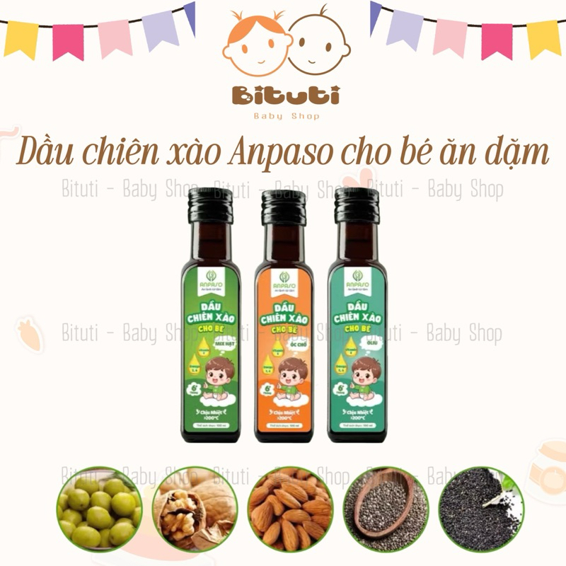 Dầu chiên xào Anpaso chai 100ml