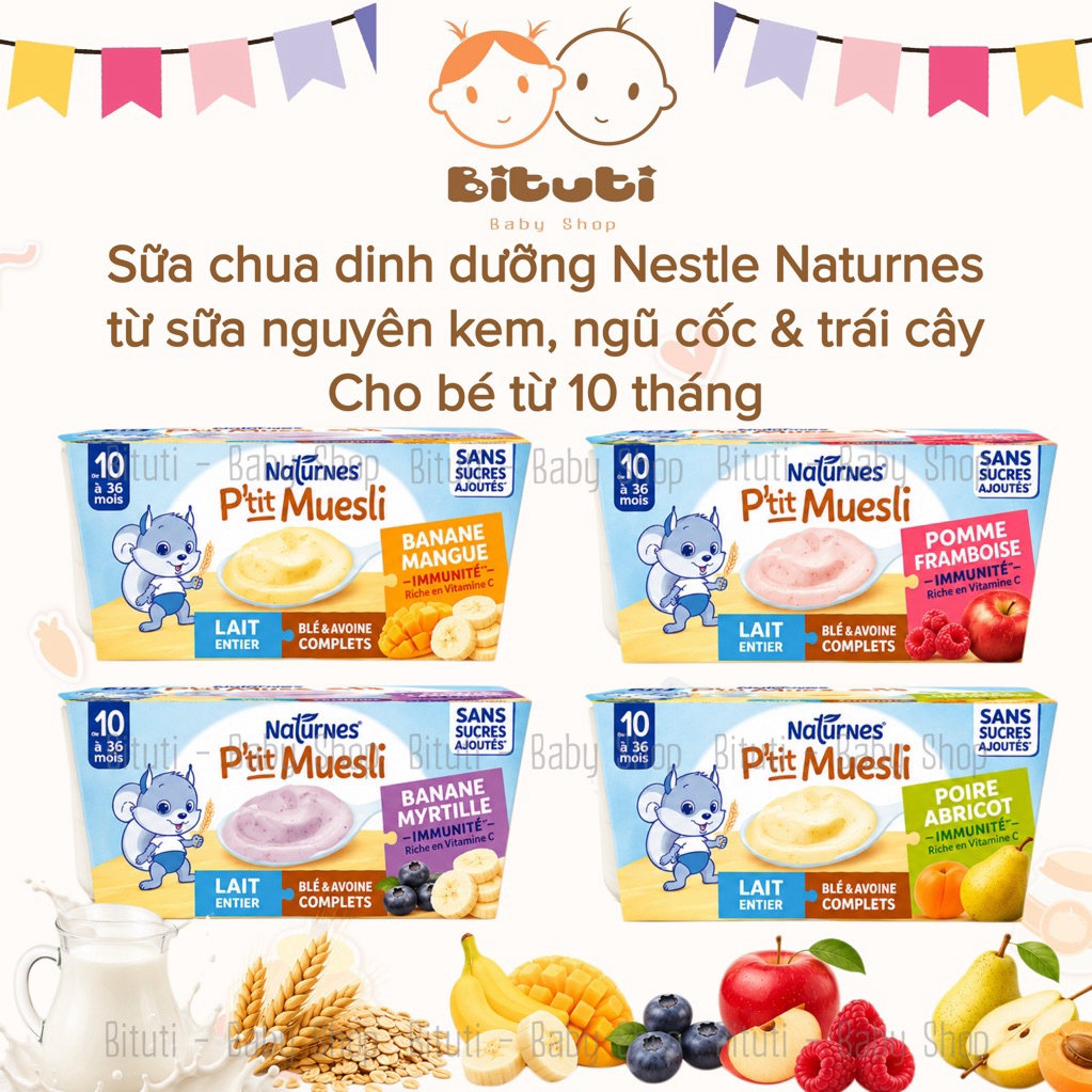 Sữa chua NaturNes P’tit Muesli