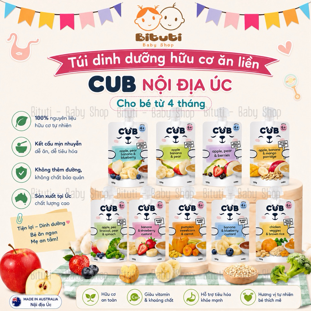Túi dinh dưỡng CUB Úc