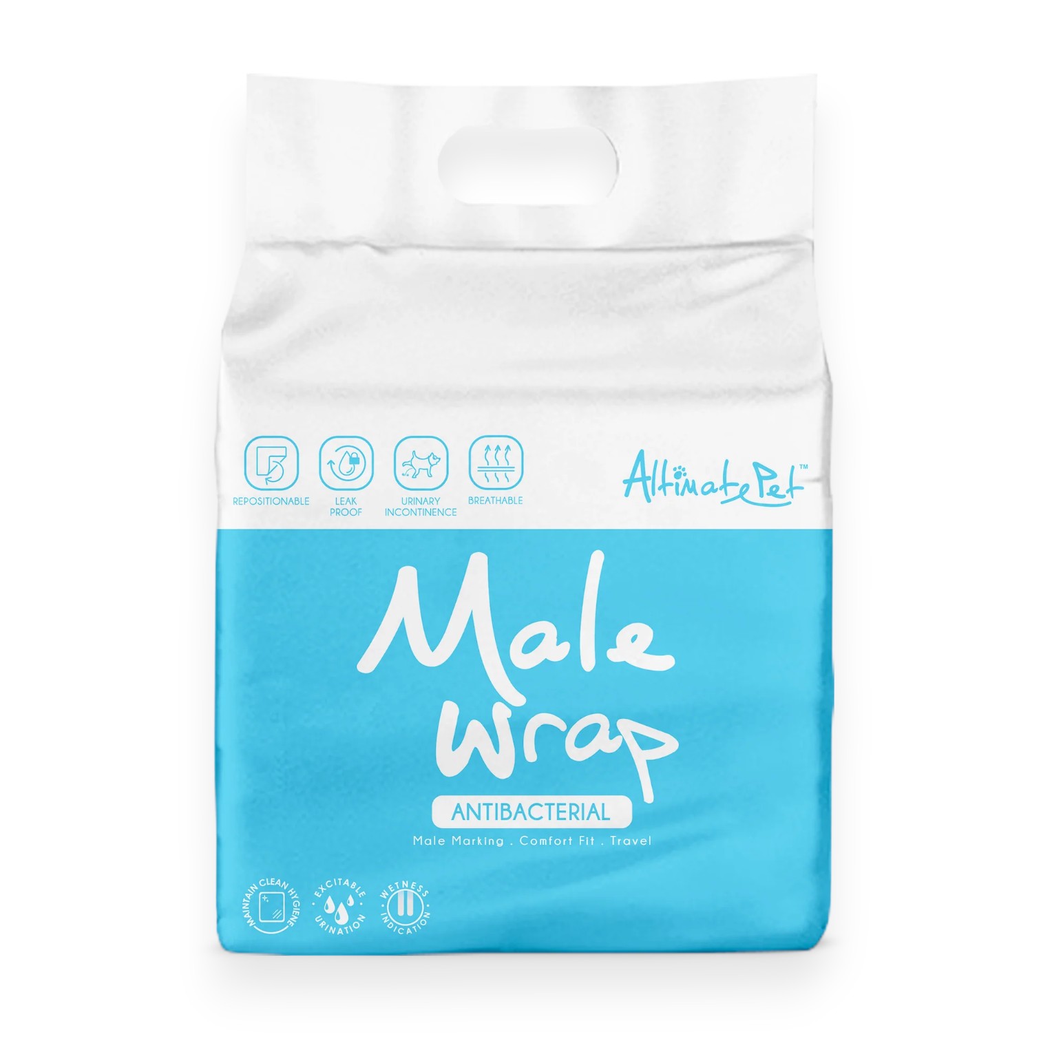 Tã quần Altimate Pet Xanh Cho Chó Đực 9 Tờ Size 610x205 mm