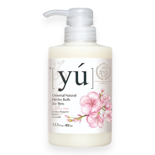 Sữa tắm Yú Hoa Anh Đào Chai 400ml cho Chó & Mèo
