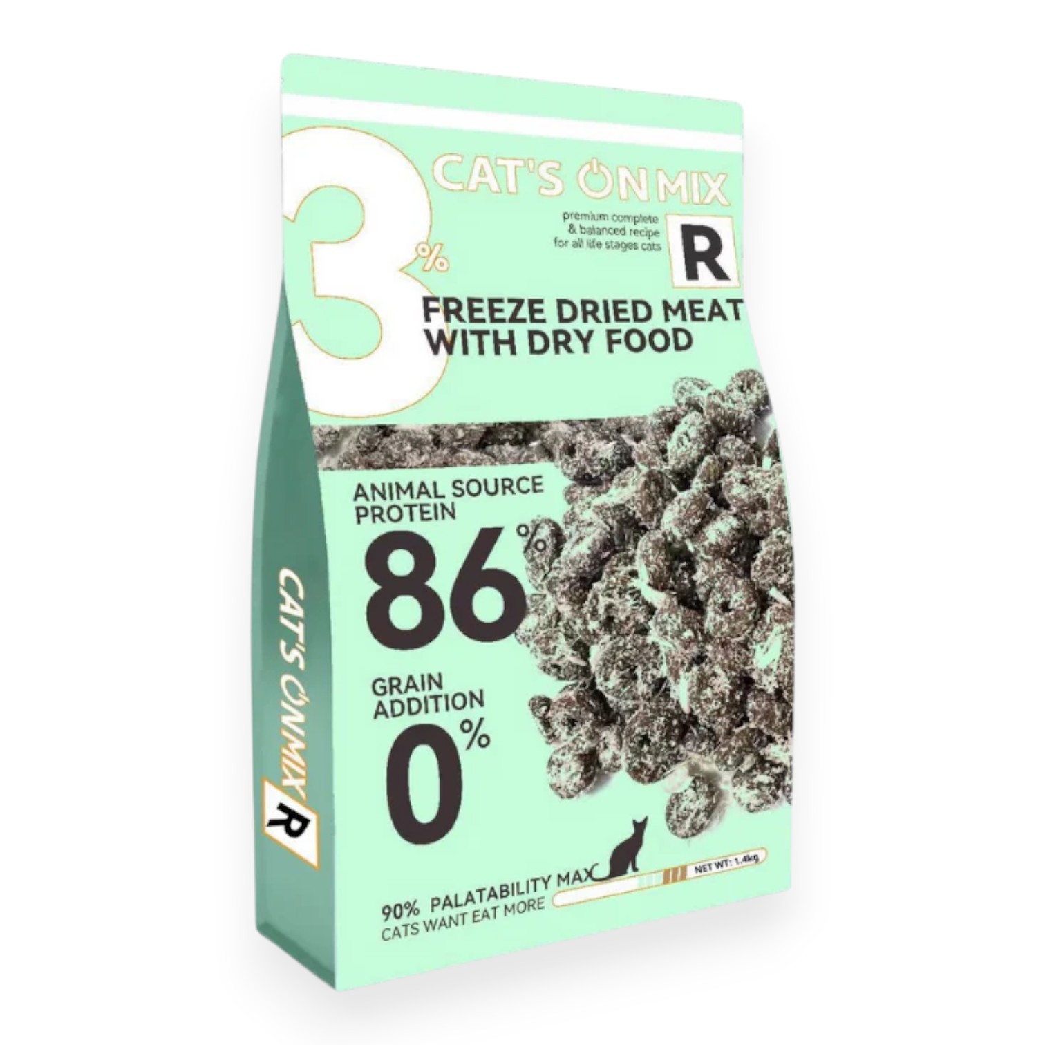 CAT'S ON - Hạt mèo MIX R - 1,4kg