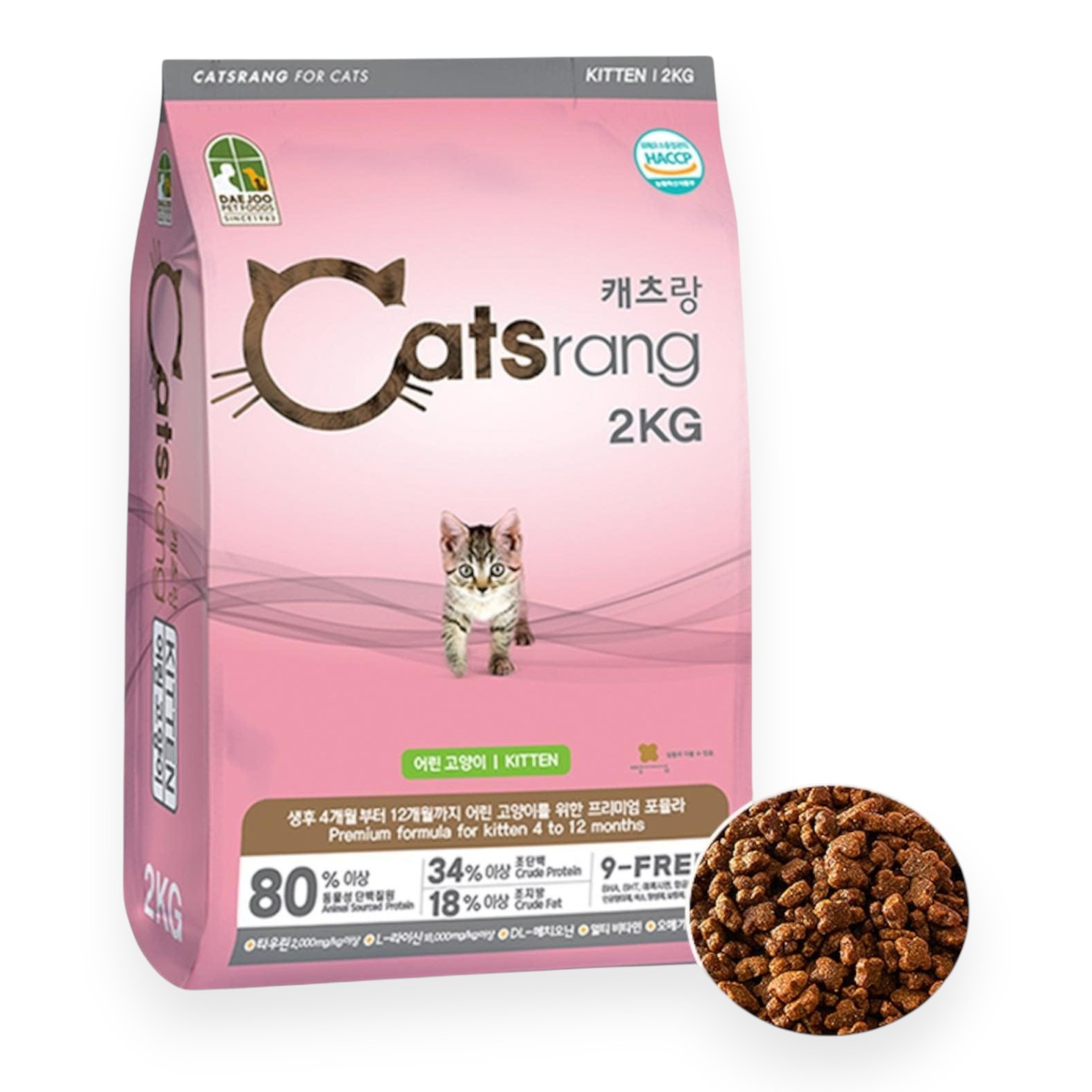 Hạt Catsrang Cho Mèo Con Bịch 2kg