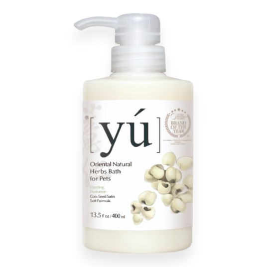 Sữa tắm Yú Hạt Ý Dĩ Chai 400ml cho Chó & Mèo