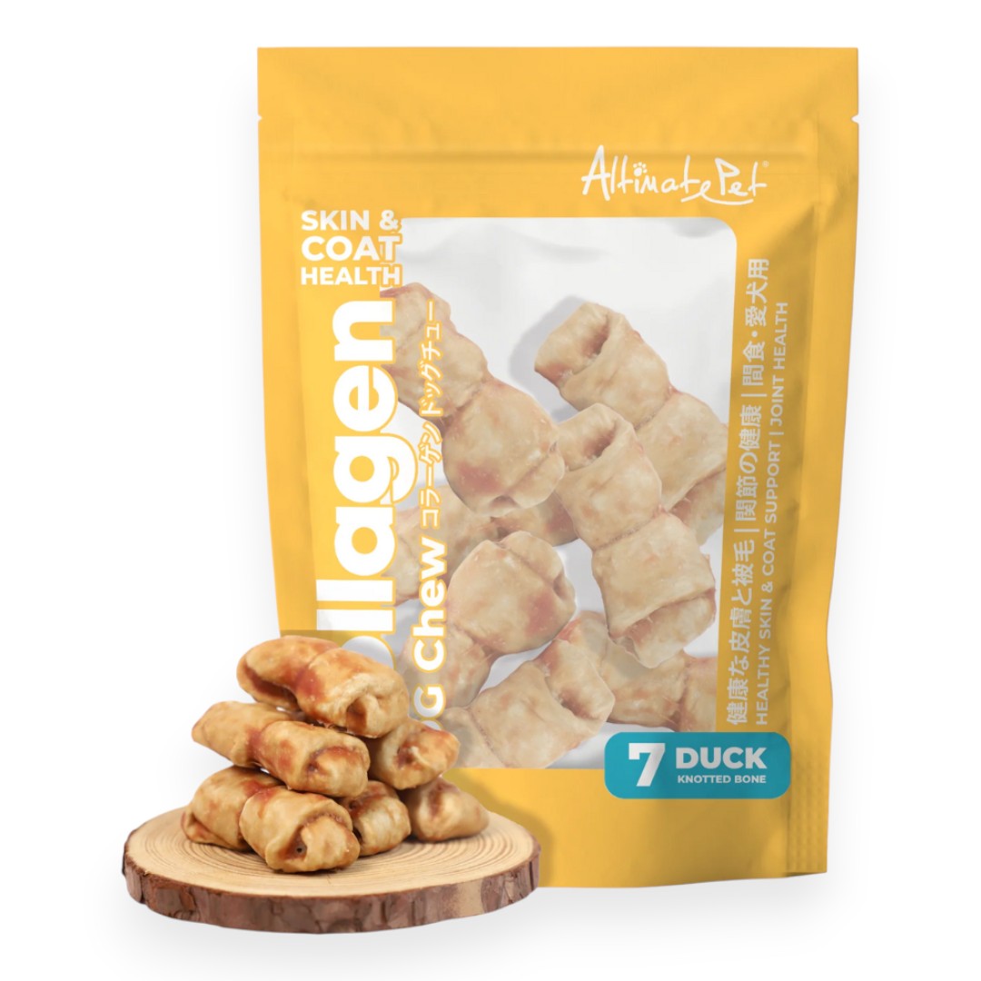 Treats Altimate Pet Gặm Sạch Răng Collagen - Khúc Xương Vị Thịt Vịt Bịch 90g cho Chó