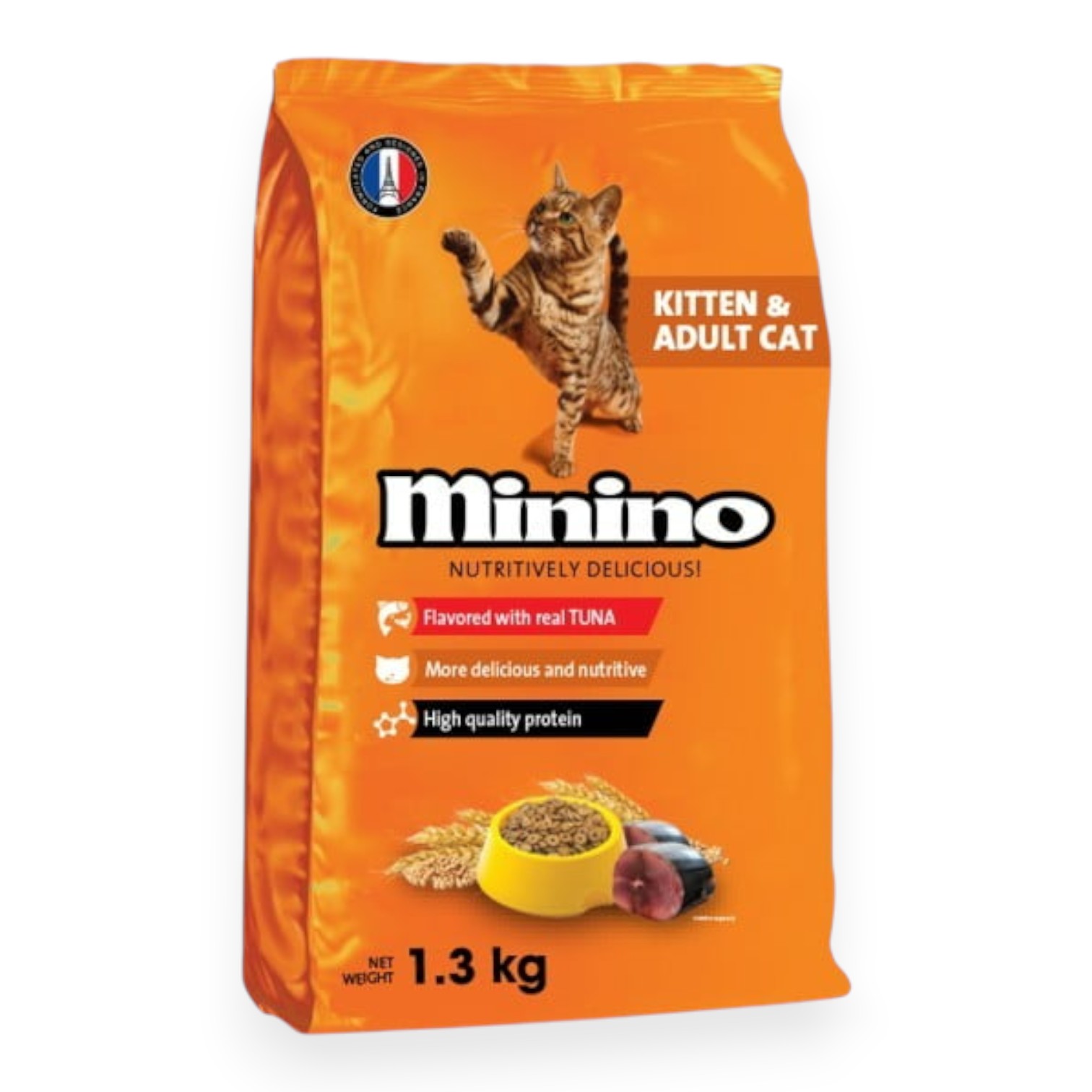 Hạt Minino Cá Ngừ Bịch 1.3kg cho Mèo - Tuna