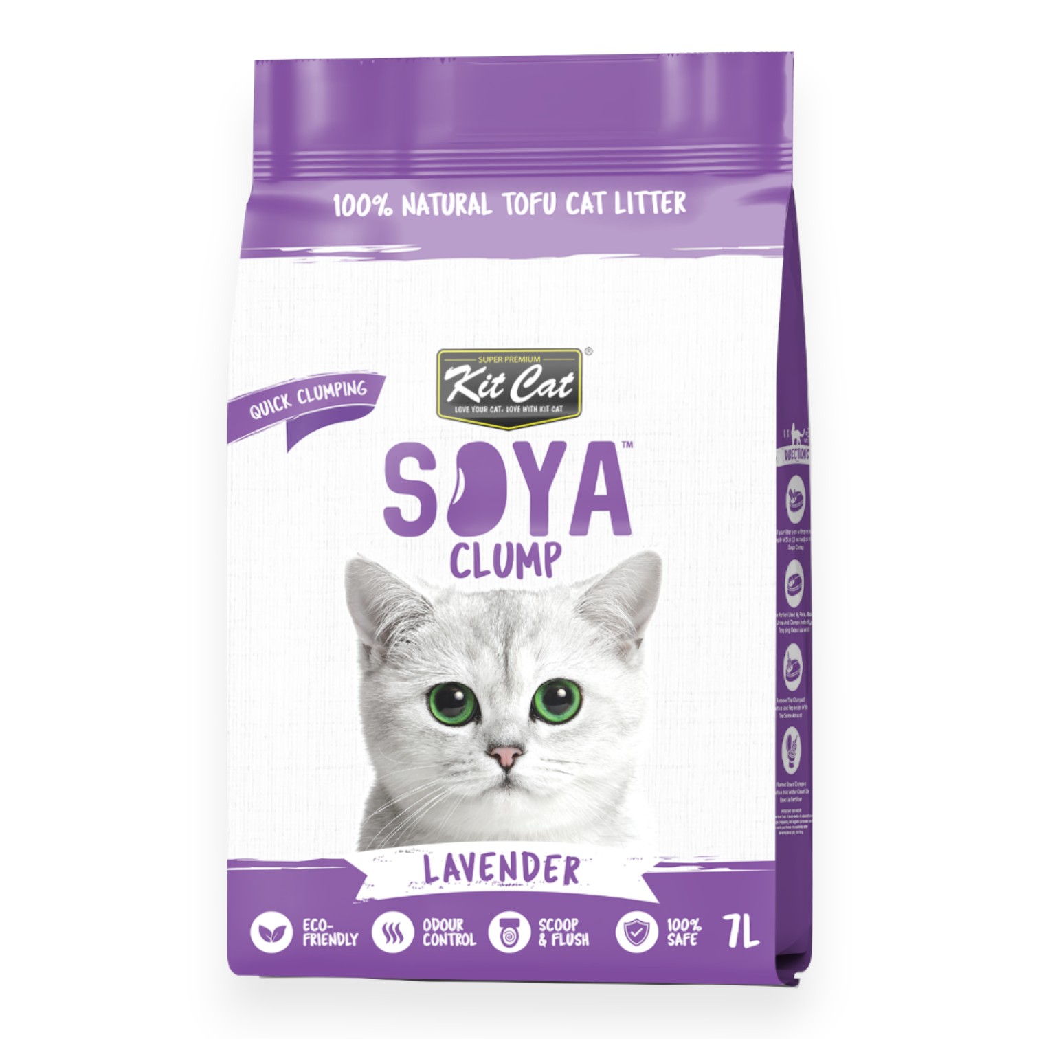 Kit Cat Đậu Nành 7L LAVENDER_SoyaClump Lavender