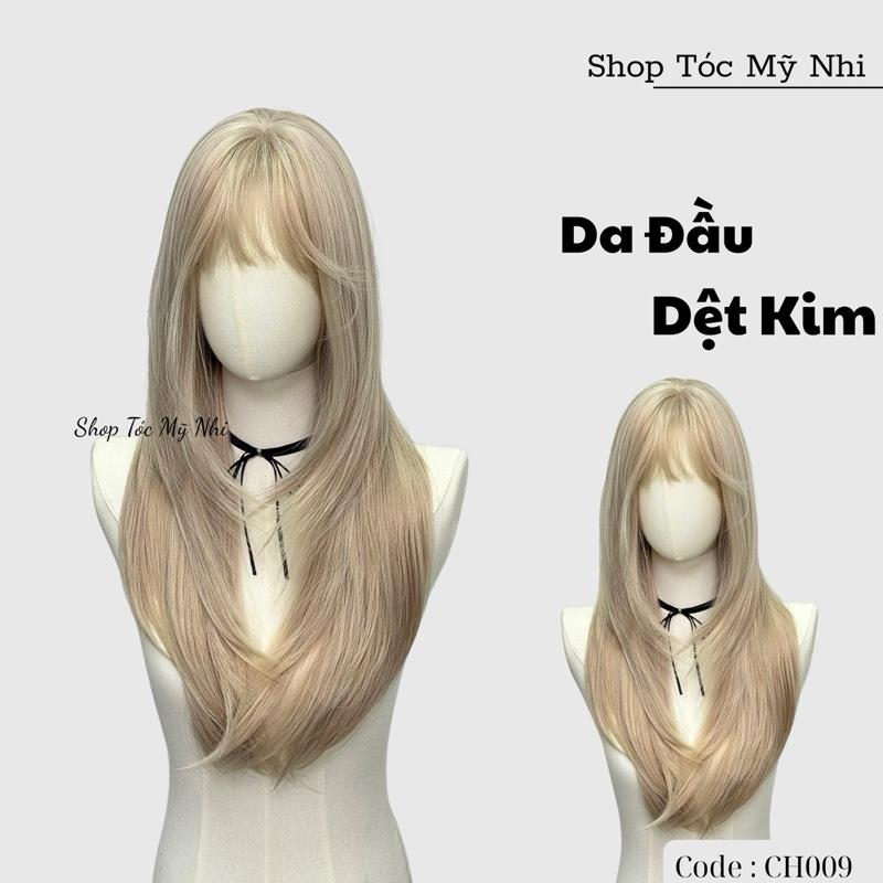 Tóc Giả  Dệt Kim Mái Thưa Cúp Baby CH009 60cm