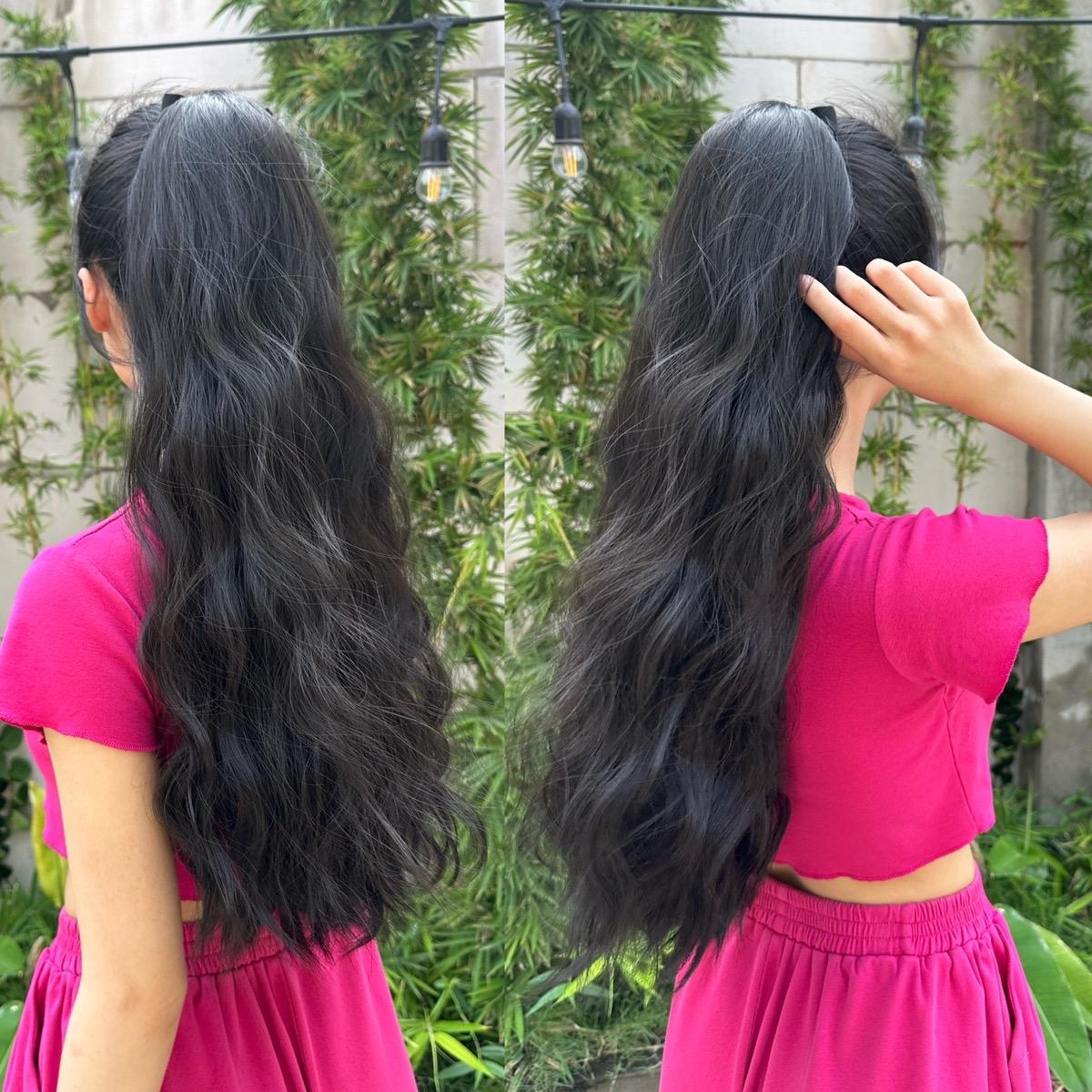 Buộc Tóc giả Xù Sóng b43 Phụ nữ xù Gợn sóng