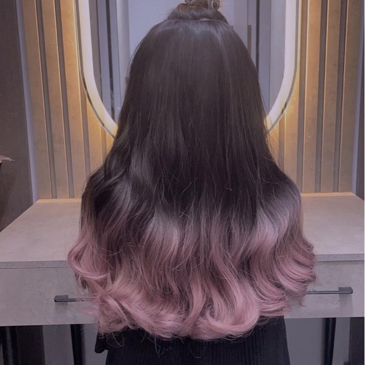 Tóc giả Kẹp U Xoăn Phồng Nhuộm Ku13