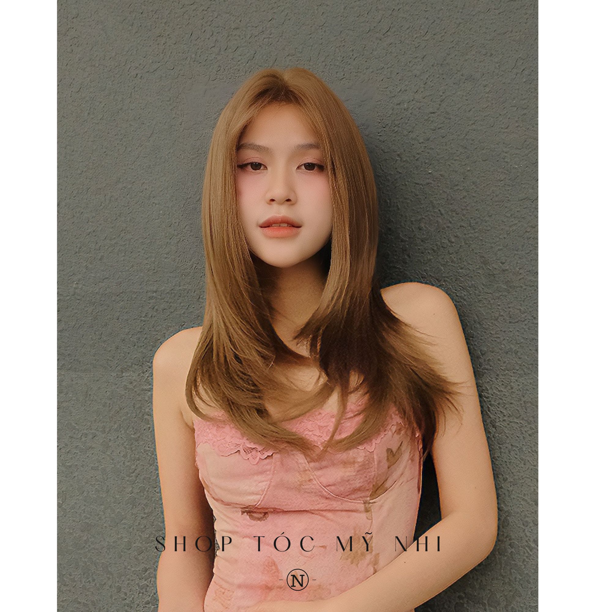 Tóc Giả Dệt Kim Cúp Layer Lửng V2DK010 45cm