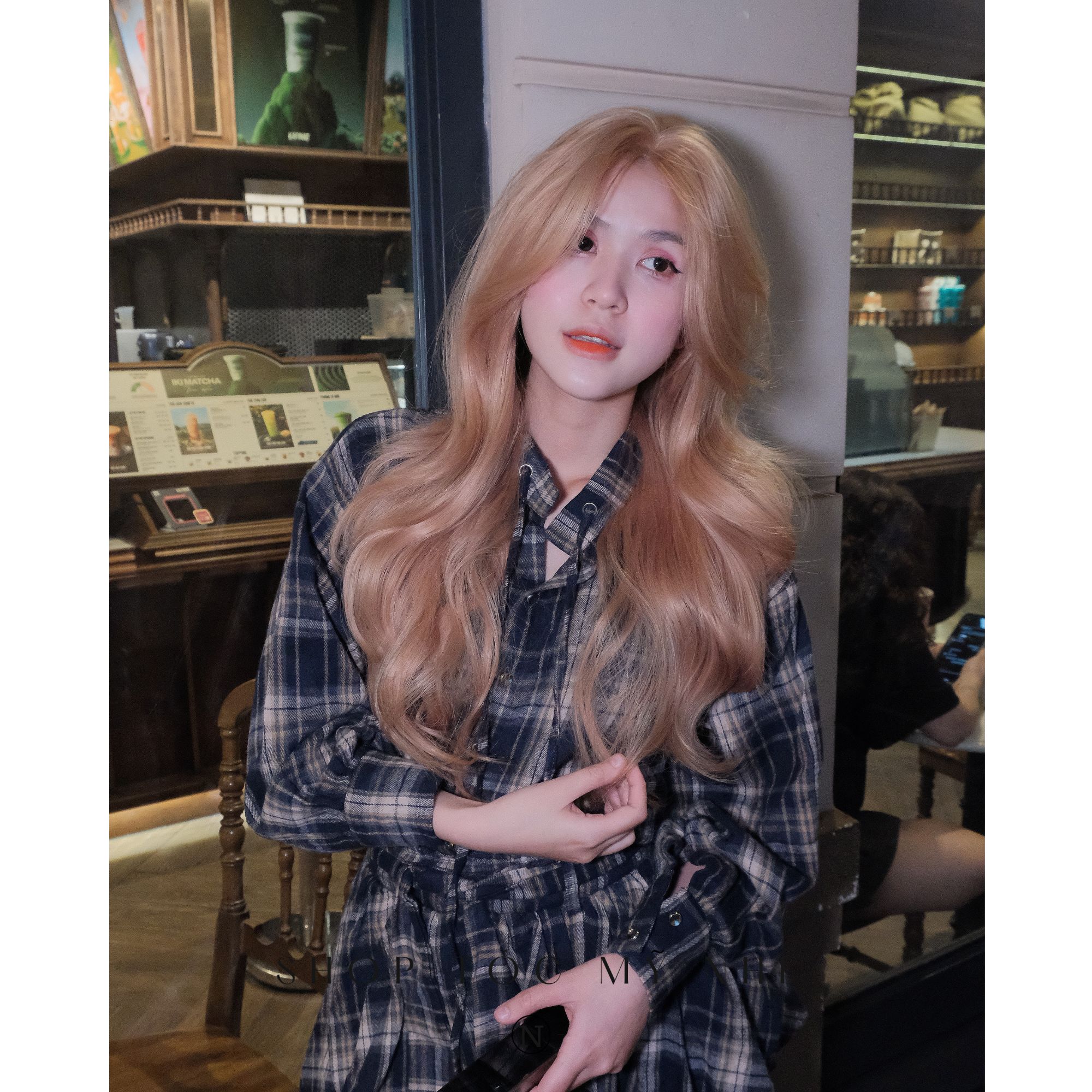 Tóc Giả 3D Xoăn Layer Hai Mái 3D01 65cm