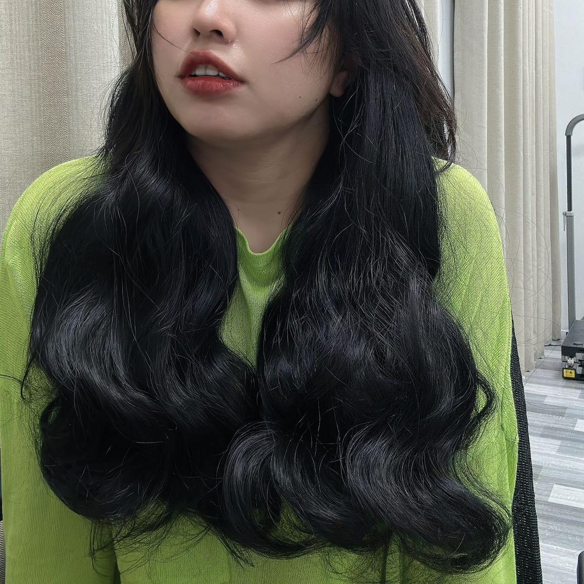 Tóc Kẹp Chữ U Xoăn Phồng Đẹp ku39 55cm