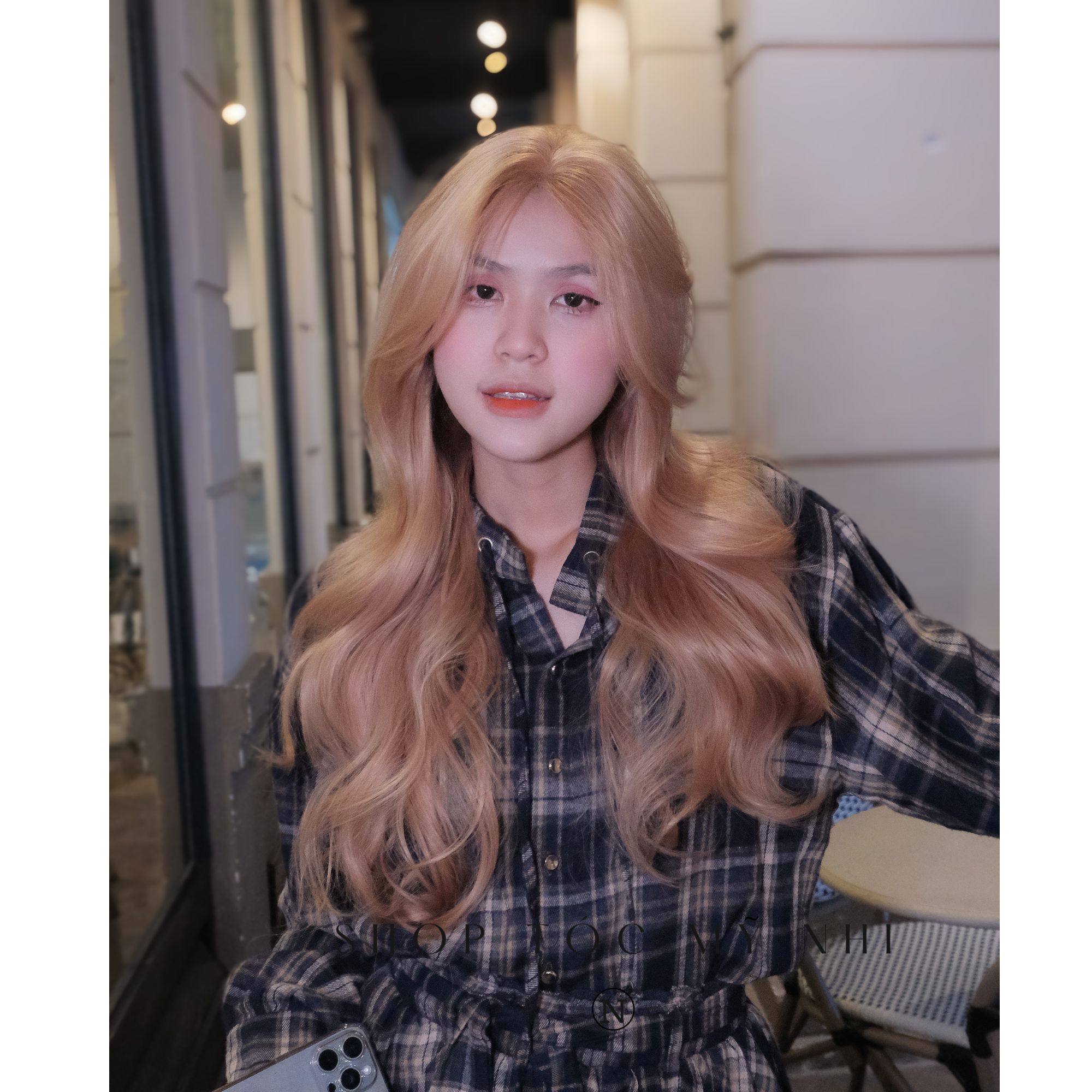 Tóc Giả 3D Xoăn Layer Hai Mái 3D01 65cm