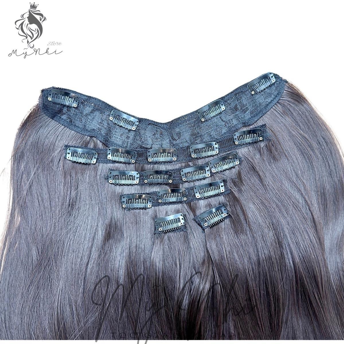 Tóc Giả Kẹp 6 Dãy 6kV02 45cm