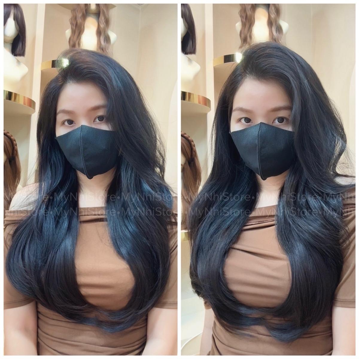 Tóc Giả Kẹp 6 Dãy 6kV02 45cm