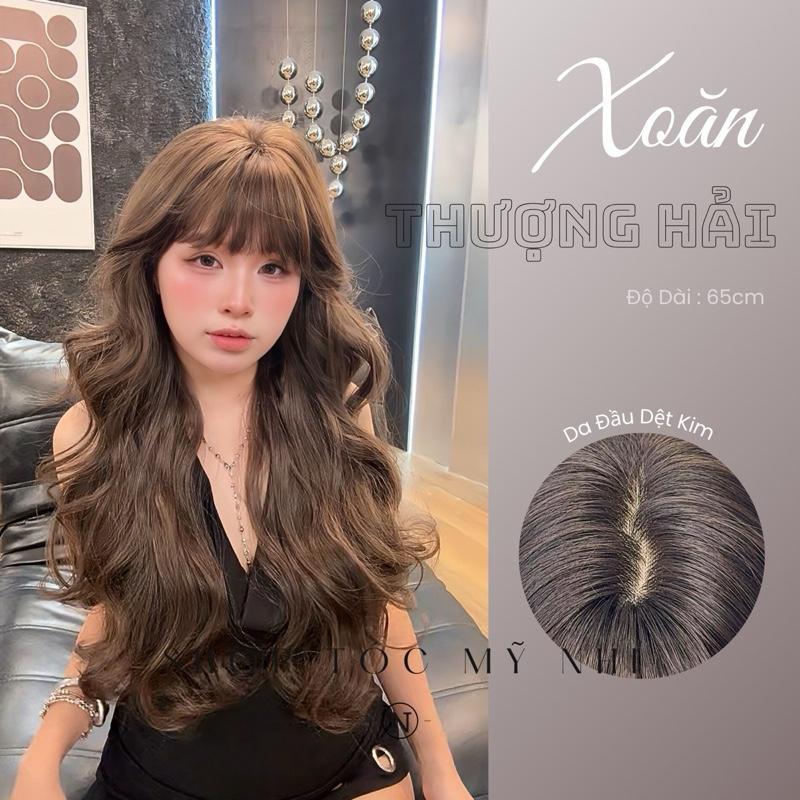 Tóc Giả Dệt Kim Mái Thưa Xoăn Thượng Hải NG01 65cm