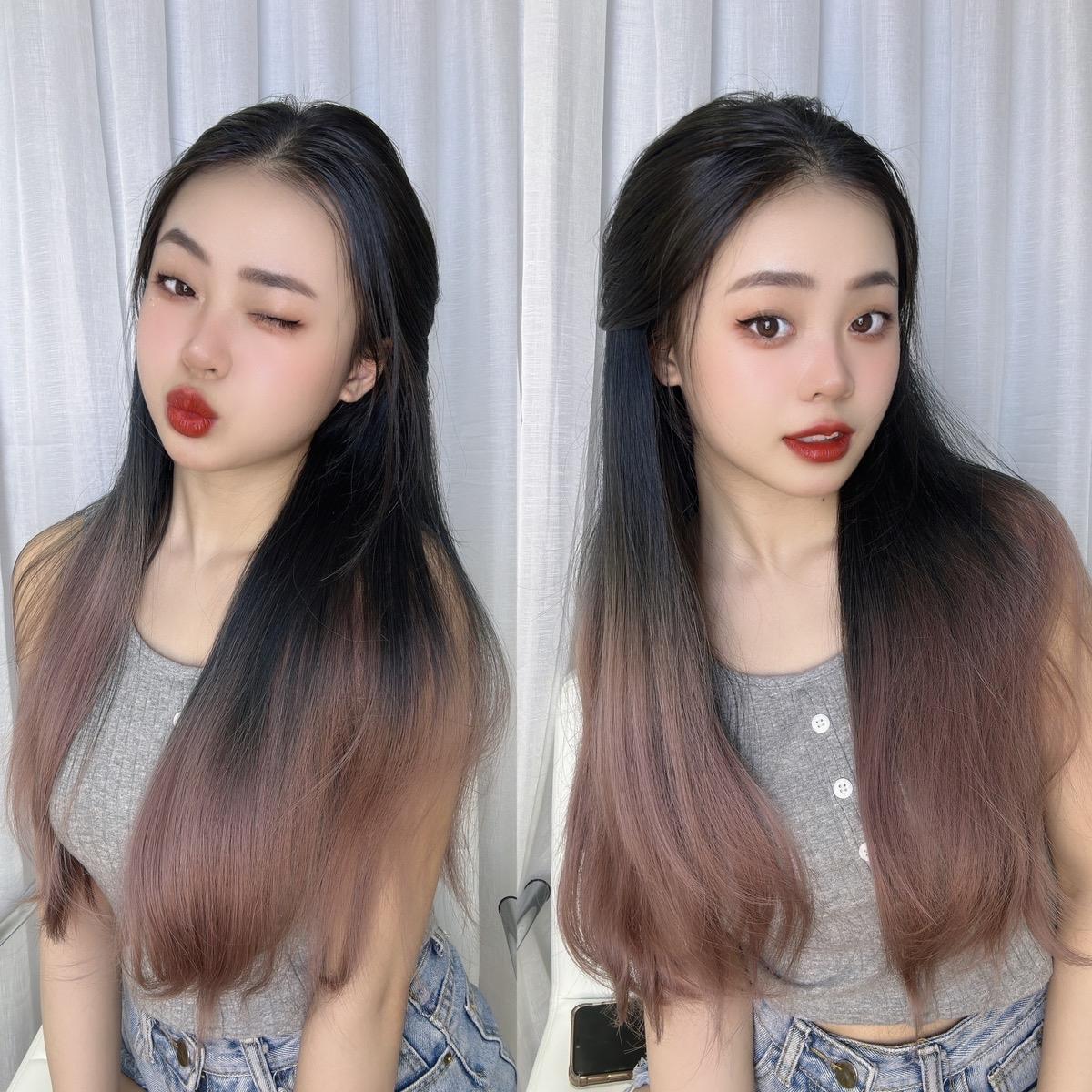 Kẹp Chữ U thẳng 60cm Phụ nữ Thẳng Tóc giả Dệt Tiện ích mở rộng