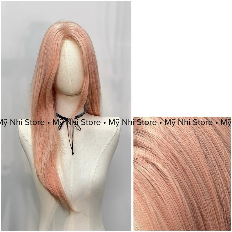 Tóc Giả Mỹ Nhi Da Đầu Tỉ Lệ Dệt Kim NY10 Thẳng Cúp dài