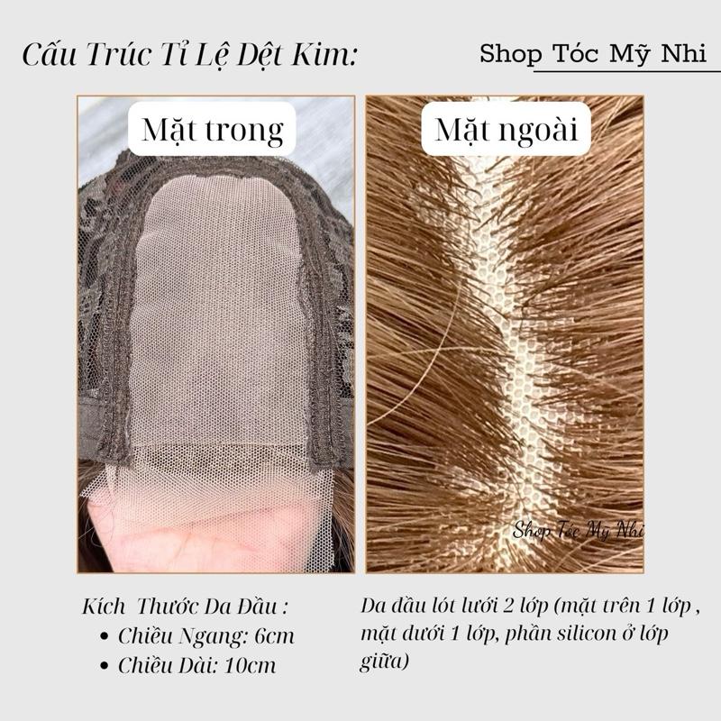 Tóc Giả Dệt Kim  Xù Sóng Ngắn Ngang Vai Màu Tóc Đỏ Cherry s-dk2-1101