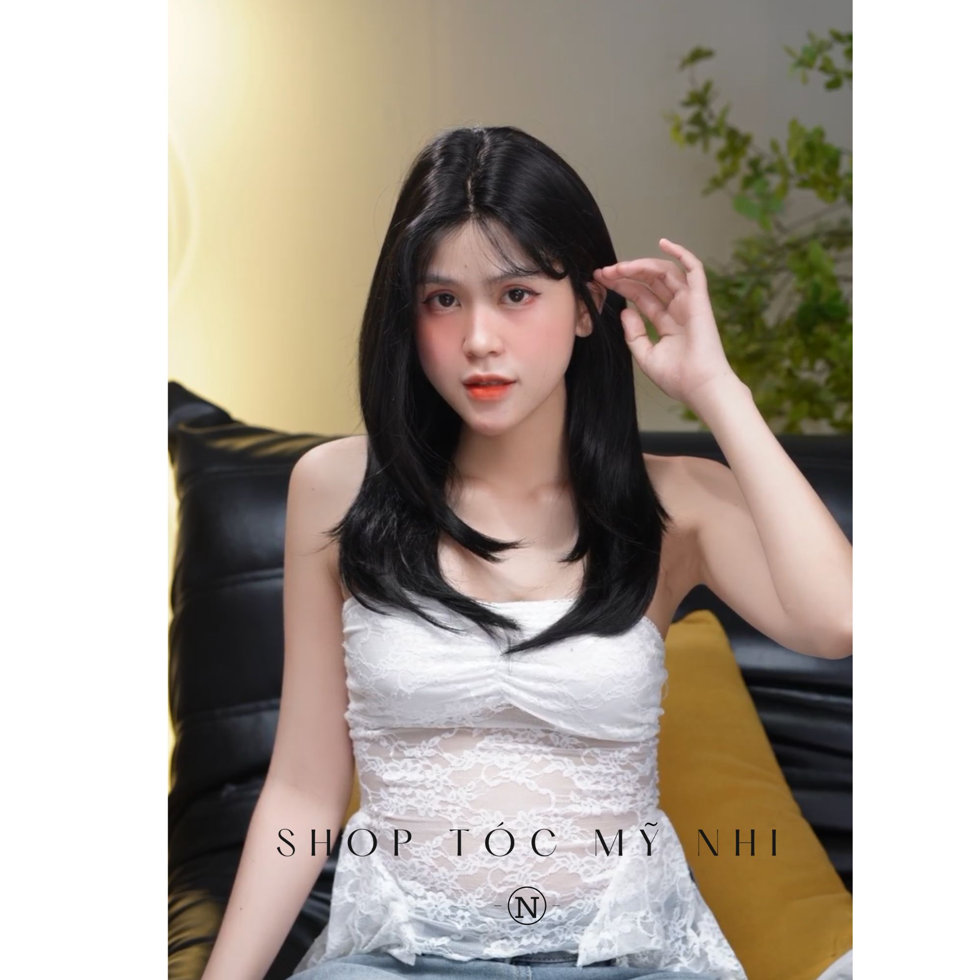 Tóc Giả Dệt Kim Cúp Layer Lửng V2DK010 45cm