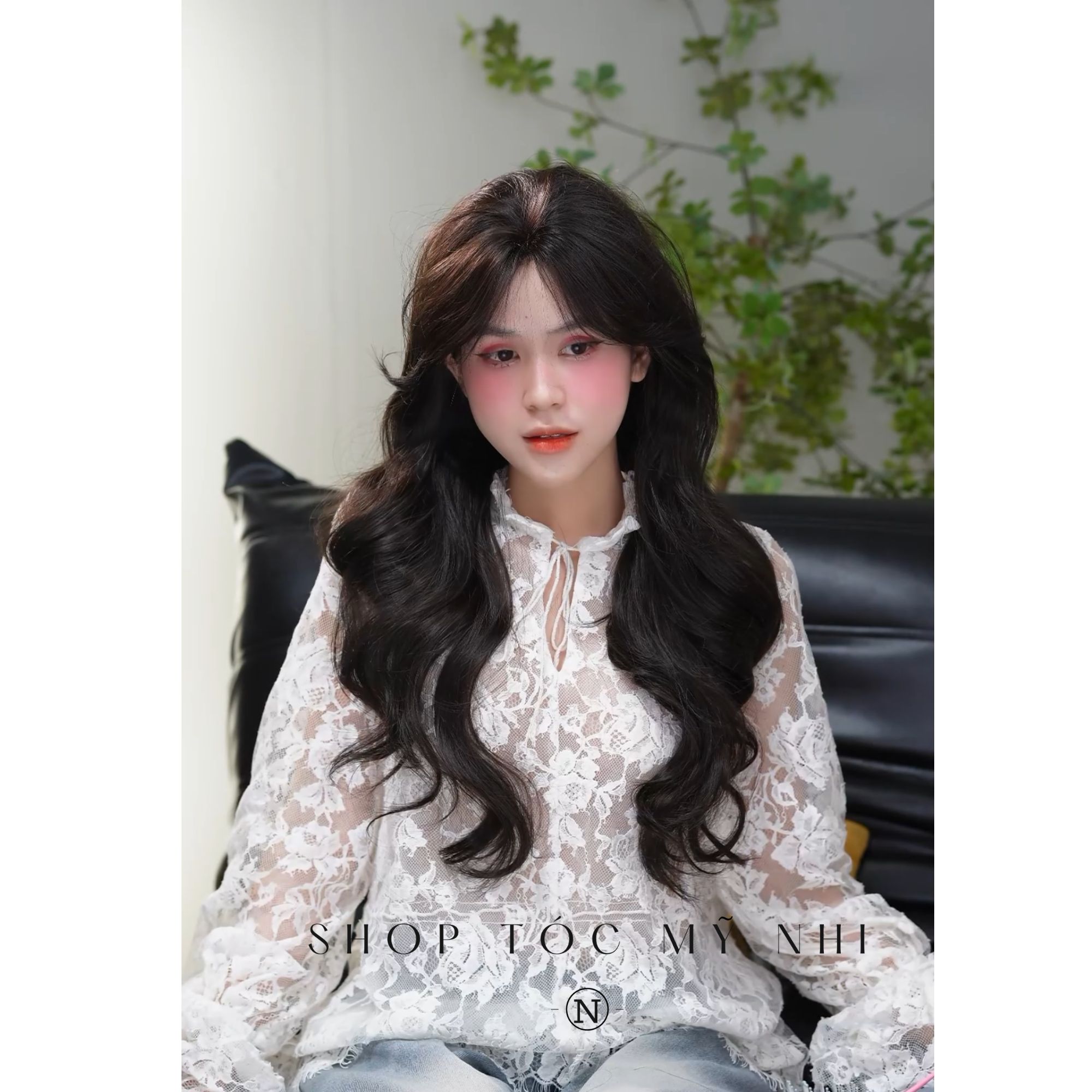 Tóc Giả 3D Xoăn Layer Hai Mái 3D01 65cm