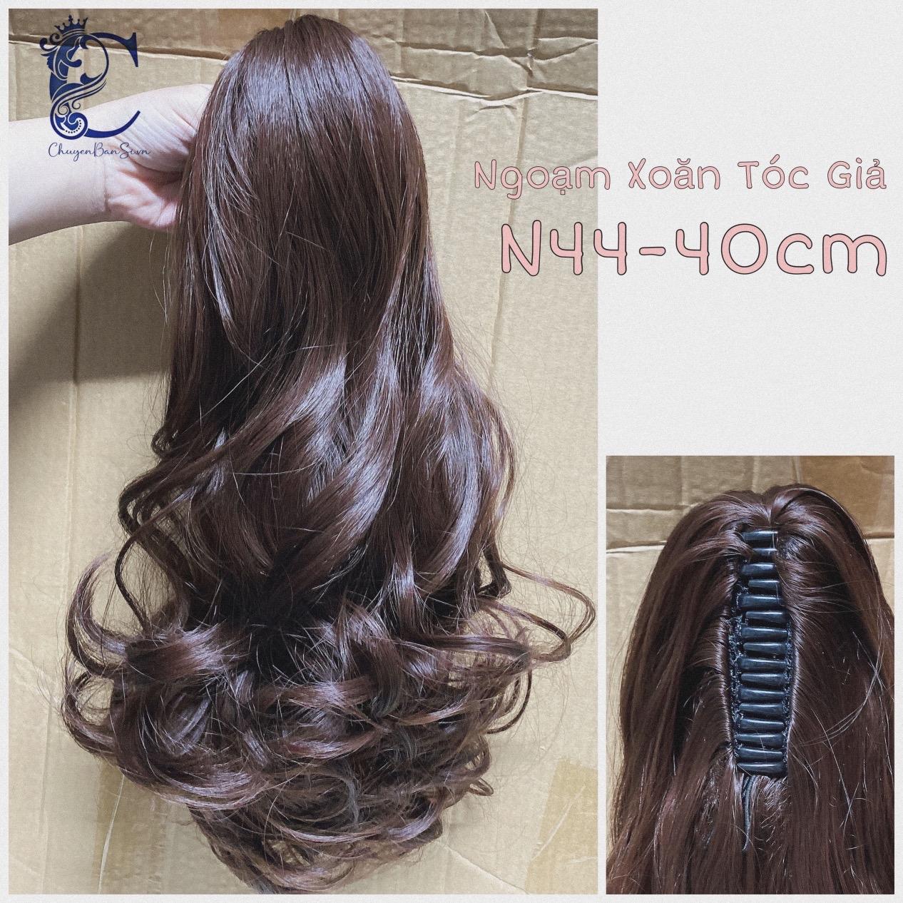 Ngoạm Tóc giả Tóc xoăn phồng MN44 Phụ nữ Tiện ích mở rộng