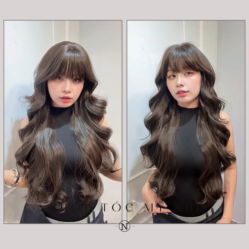Tóc Giả Dệt Kim Mái Thưa Xoăn Thượng Hải NG01 65cm
