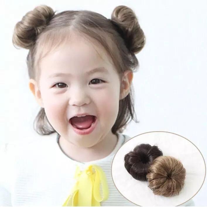 Búi Kẹp Baby (1cặp) TÓC GỈA Em bé Bé gái Mềm Thoải mái