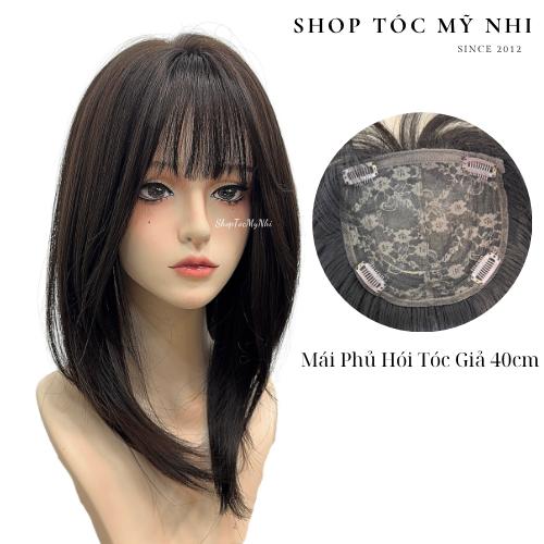 Mái Phủ Hói Tóc Giả Dệt Kim Mái Thưa MP03 40cm
