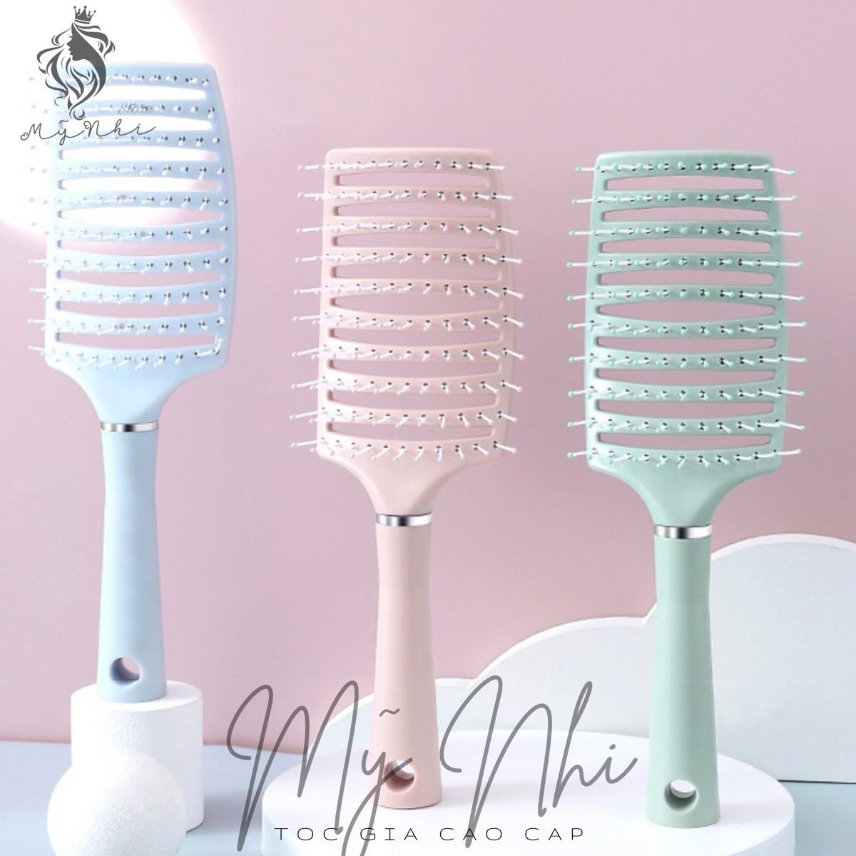 Lược Bán Nguyệt Gỡ Rối Chải Phồng Dành Cho Tóc (giao màu ngẫu nhiên)