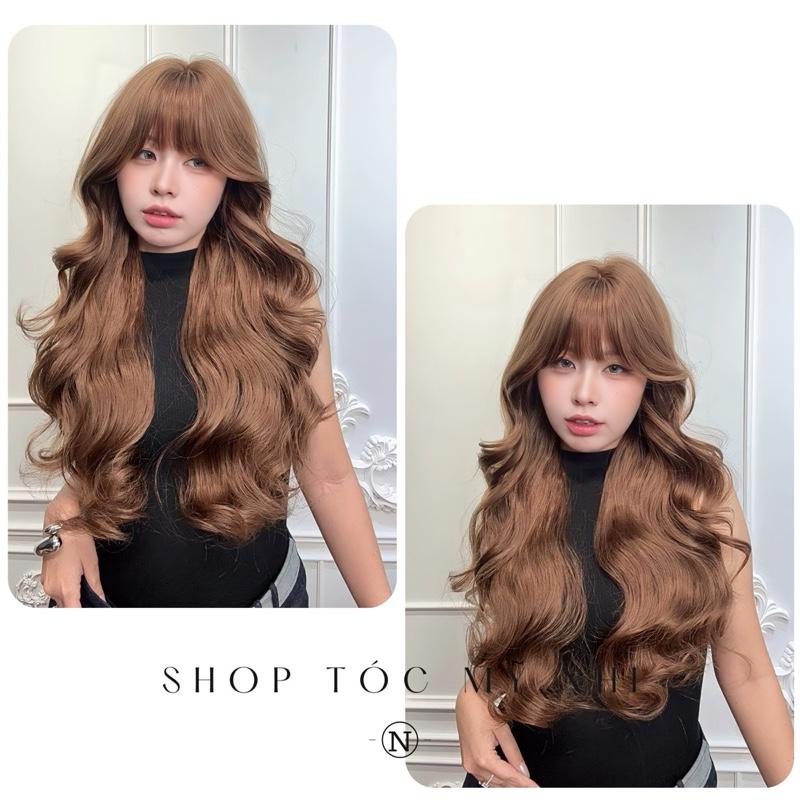 Tóc Giả Dệt Kim Mái Thưa Xoăn Thượng Hải NG01 65cm