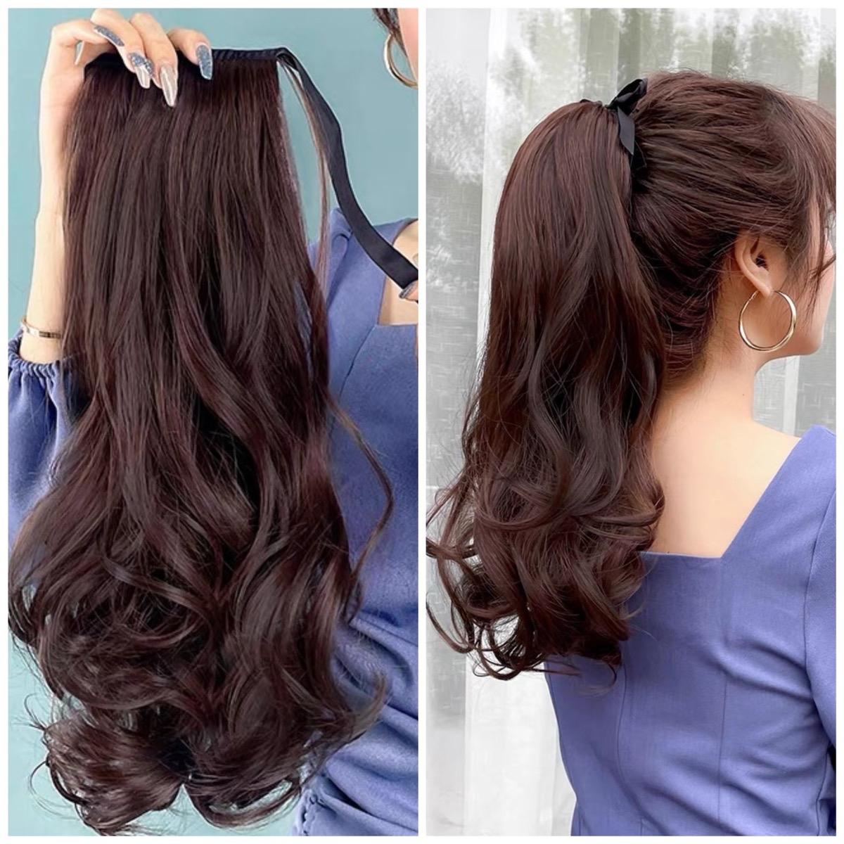 Buộc Xoăn D16 45cm Tóc Giả (kèm dưỡng + lược)